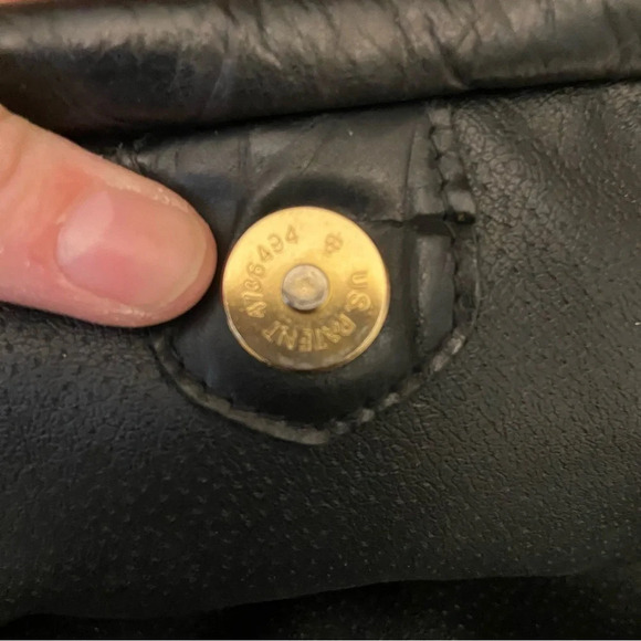 Vintage black women’s crossbody purse 1980’s - Picture 9 of 15